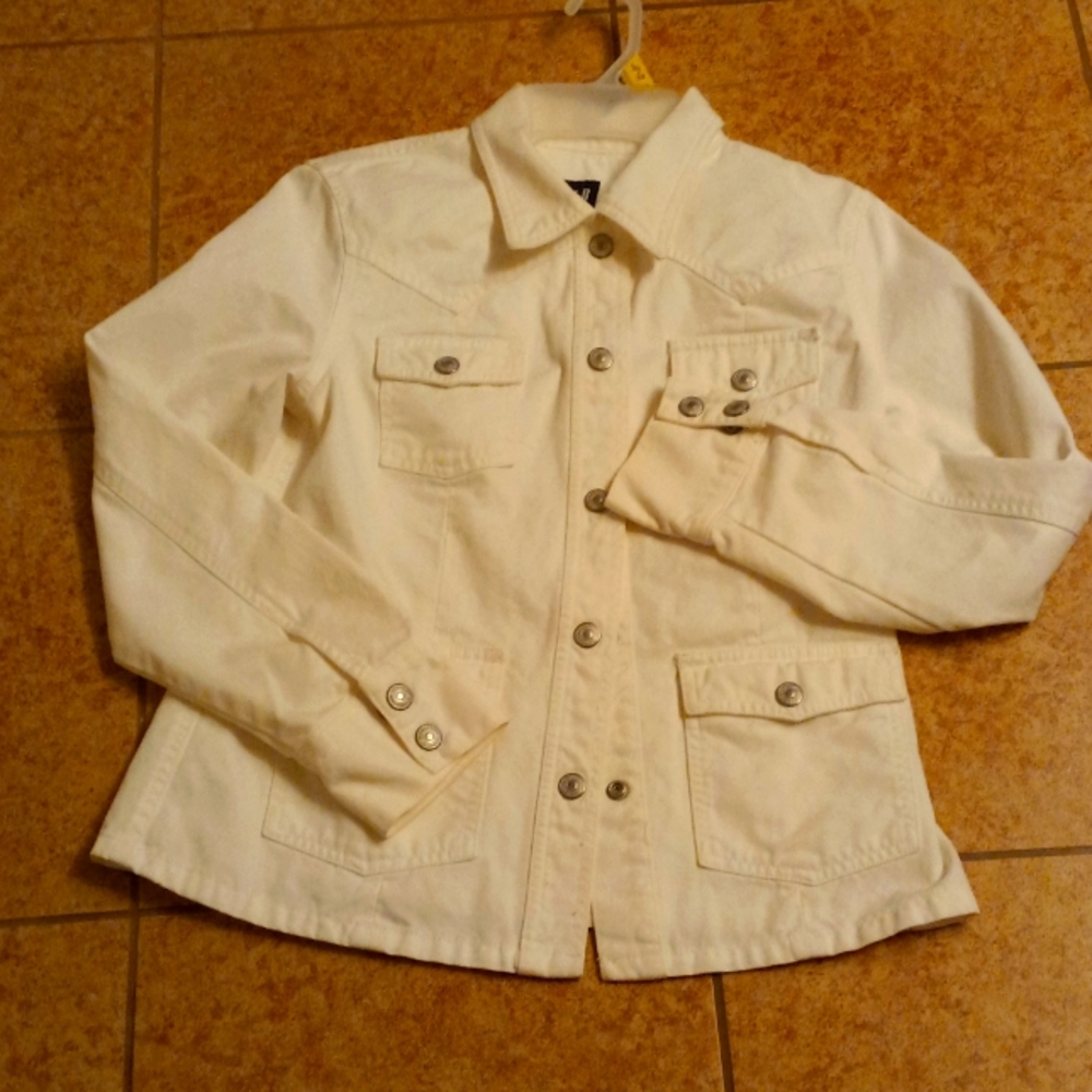 White Denim Jacket